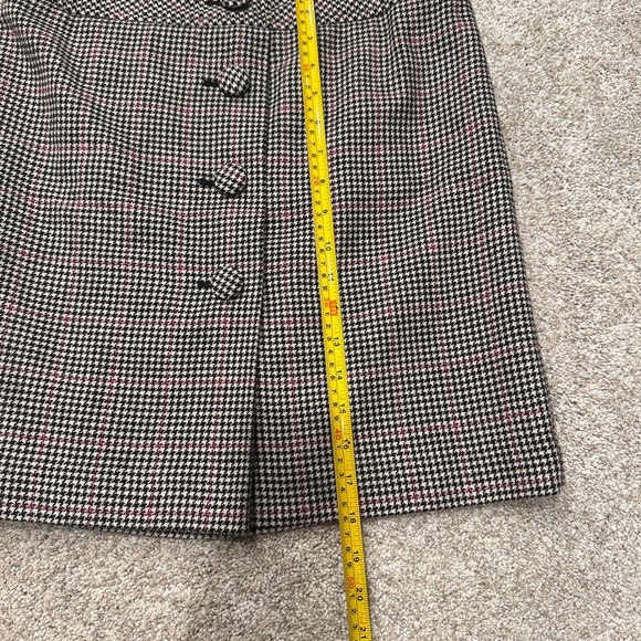 LOFT Houndstooth Wool Skirt - Picture 5 of 13
